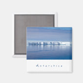 Aimant Photo paysage de l'iceberg Antarctique avec texte  (Recto/Verso)