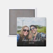 Aimant Photo Persoanlisée Et Nom Favoriser (Recto/Verso)