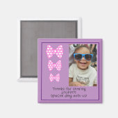 Aimant photo personnalisé (Recto/Verso)