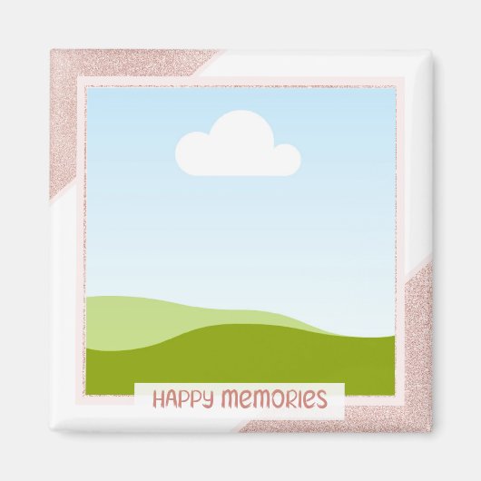 aimant photo personnalisé (Devant)