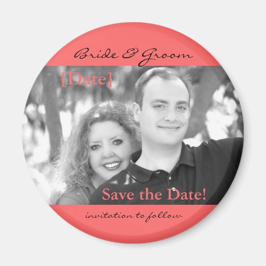 Aimant PHOTO PERSONNALISÉ (Devant)