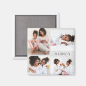 Aimant photo personnalisé Moments heureux (Recto/Verso)