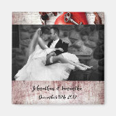 Aimant photo personnalisé Pays Bois Clé de mon H (Devant)