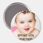 Aimant Photo personnalisée (Recto/Verso)