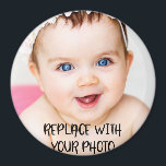 Aimant Photo personnalisée<br><div class="desc">Personnalisé créer un aimant unique...  télécharger votre propre photo sur cet aimant - les aimants frigo de Ricaso</div>