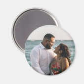 Aimant Photo personnalisée en couple (Recto/Verso)