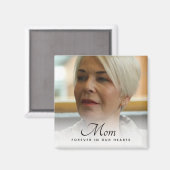 Aimant Photo personnalisée Hommage commémoratif funéraire (Recto/Verso)