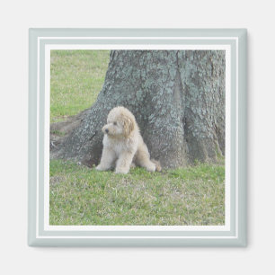 Aimant Photo personnalisée Moderne Cute Famille Simple Ve