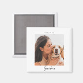 Aimant Photo personnalisée pour animaux de compagnie Chie (Recto/Verso)