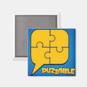 Aimant Photo personnalisée puzzles de scie par Puzzable a (Recto/Verso)