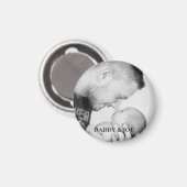 Aimant Photo personnelle du père et du fils (Recto/Verso)