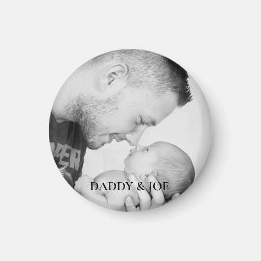 Aimant Photo personnelle du père et du fils (Devant)