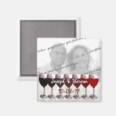 Aimant Photo Red Wine (Recto/Verso)