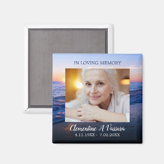 Aimant Photo Sympathie de Sunset Beach (Recto/Verso)