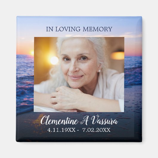 Aimant Photo Sympathie de Sunset Beach (Devant)