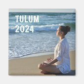 Aimant Photo vacances plage (Devant)