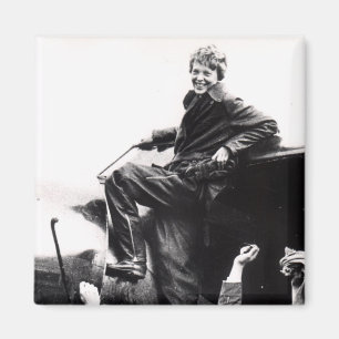 Aimant Photo Vintage Amelia Earhart