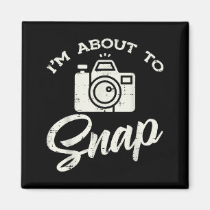 Aimant Photographe Appareil Je vais prendre une photo drô
