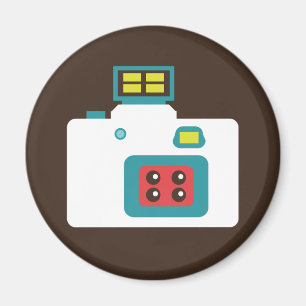 Aimant Photographe coloré d'appareil-photo de l'action S