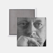 Aimant Photographe de John F. Kennedy (Recto/Verso)