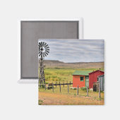 Aimant Photographie de paysage du Nebraska (Recto/Verso)