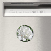 Aimant Photographie florale blanche (In Situ (Lave-vaisselle))