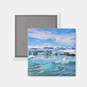 Aimant Photographie pittoresque islandaise (Recto/Verso)