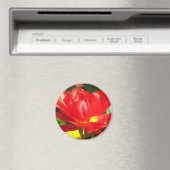 Aimant Photographies de tulipes rouges (In Situ (Lave-vaisselle))
