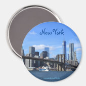 Aimant photographique de New York (Recto/Verso)