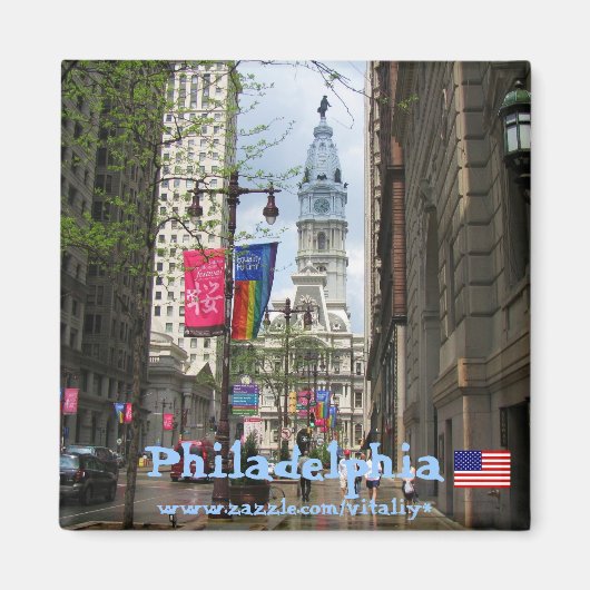 Aimant photographique de Philadelphie (Devant)