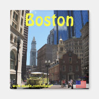 Aimant photographique du Massachusetts de Boston