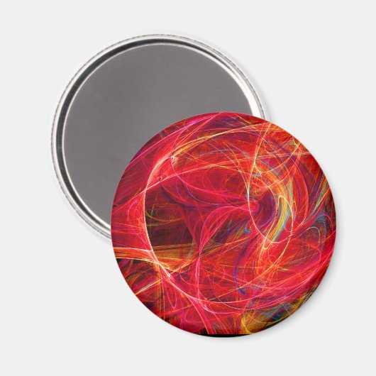 Aimant PHOTON CRAZÉ, Rouge Orange Jaune (Recto/Verso)