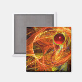AIMANT PHOTON FROID AVEC PIERRE ROUGE EN RUBY (Recto/Verso)