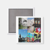 Aimant Photos colorées de Suisse par Celeste Sheffey (Recto/Verso)