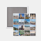 Aimant Photos de Mosaic Lisbonne, Portugal (Recto/Verso)