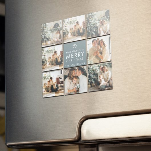 Aimant Photos Multi Holiday | Merry Christmas |