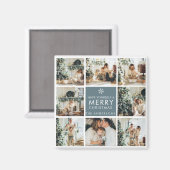 Aimant Photos Multi Holiday | Merry Christmas | (Recto/Verso)