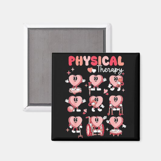 Aimant Physical Therapy Cute Candy Heart Valentines Pt Th (Recto/Verso)