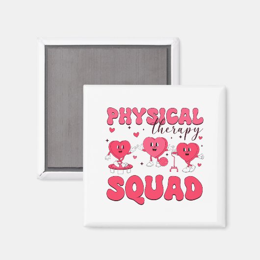 Aimant Physical Therapy Squad Valentines Day Pt Pta Vale  (Recto/Verso)