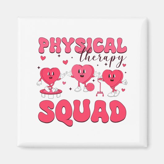 Aimant Physical Therapy Squad Valentines Day Pt Pta Vale  (Devant)