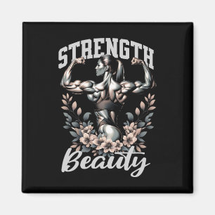 Aimant Physique Féminine Et La Force De Construction Phys