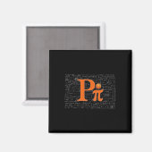 Aimant Pi Day 2025 Math Science Drôle Enseignant Don (Recto/Verso)