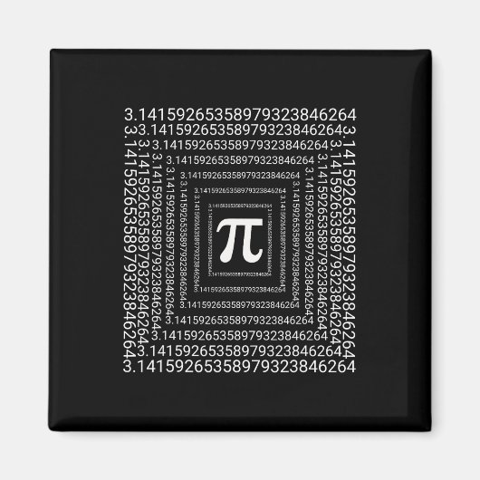 Aimant Pi Day 3.14 Math Enseignant Enfants Garçons Filles (Devant)