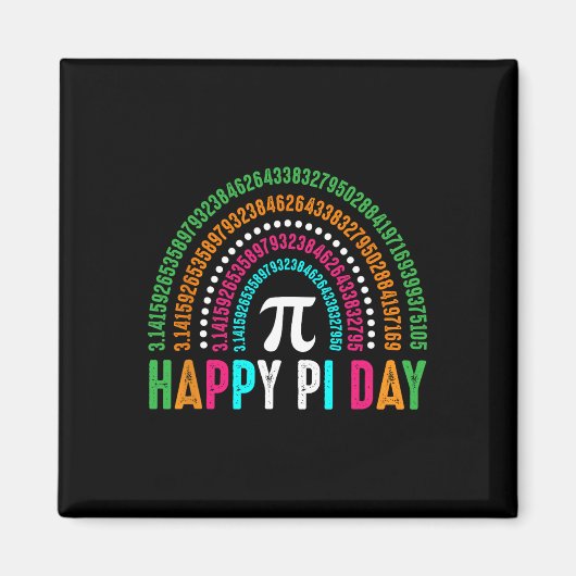 Aimant Pi Day Celebration Math Science Funny Enseignant C (Devant)