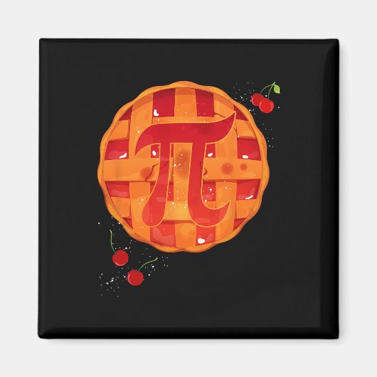 Aimant Pi Day Cherry Pie Math Enseignant Funny Thanksgivi (Devant)