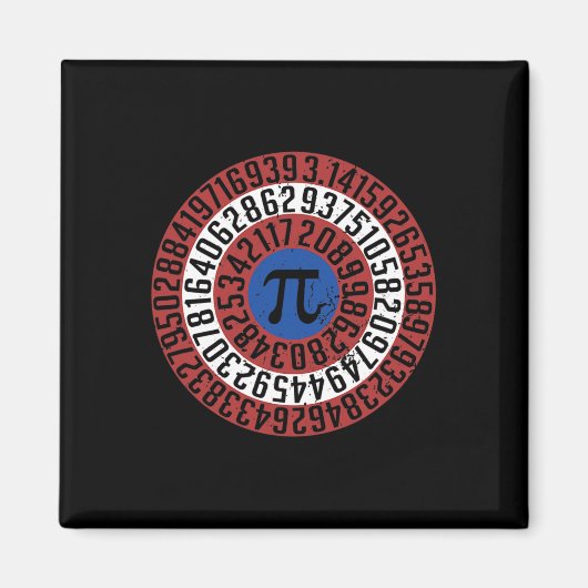 Aimant Pi Day Drôle Geek Nerd Math Algebra Étudiant Teach (Devant)