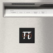 Aimant Pi Day Funny Infinity Numéros Geek Nerd Math Lover (In Situ (Lave-vaisselle))
