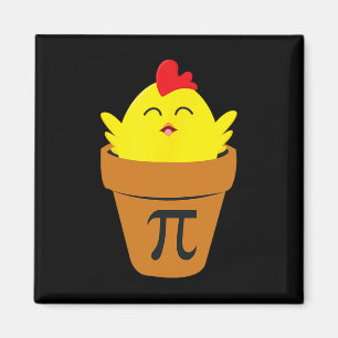Aimant Pi Day Math T Shirt Funny Pot de poulet Pie T Shir
