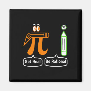 Aimant Pi Day Obtenir Réel Être Rationnel Irrationnel Nom