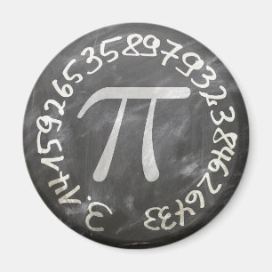 Aimant Pi Day PiDay Chalkboard Education